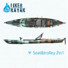 4.3m caiaques de pesca única para venda feita por Liker Kayak